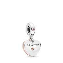 Load image into Gallery viewer, Pandora Path to Love Charm, PANDORA Rose, Pink Crystal &amp; Enamel