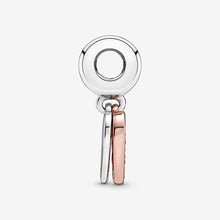 Load image into Gallery viewer, Sparkling Freehand Heart Dangle Charm