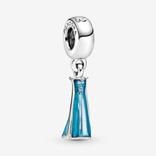 Load image into Gallery viewer, Disney Frozen Elsa's Blue Dress Dangle Charm