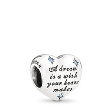 Load image into Gallery viewer, Pandora Disney, Cinderella's Dream Charm, Fancy Light Blue CZ