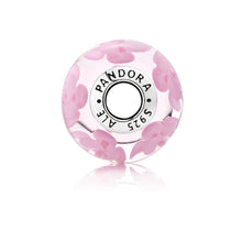 Load image into Gallery viewer, Pandora Nostalgic Roses Charm, Murano Glass