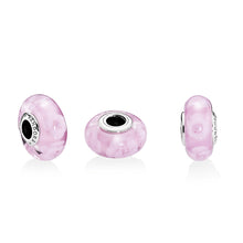 Load image into Gallery viewer, Pandora Nostalgic Roses Charm, Murano Glass