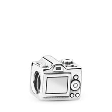 Load image into Gallery viewer, Pandora Sentimental Snapshots Charm, Clear CZ &amp; Black Enamel