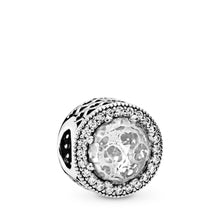 Load image into Gallery viewer, Pandora Radiant Hearts Charm, Clear CZ