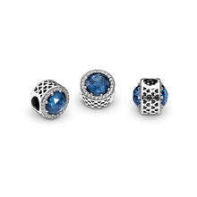 Load image into Gallery viewer, Pandora Sparkling Dark Blue Charm