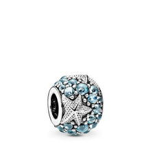 Load image into Gallery viewer, Pandora Oceanic Starfish Charm, Frosty Mint CZ