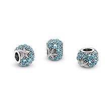 Load image into Gallery viewer, Pandora Oceanic Starfish Charm, Frosty Mint CZ