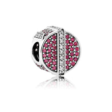 Load image into Gallery viewer, Pandora Shimmering Gift Charm, Red &amp; Clear CZ