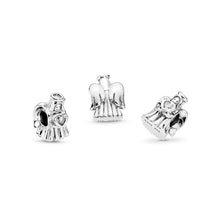Load image into Gallery viewer, Pandora Angel of Love Charm, Clear CZ