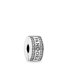 Load image into Gallery viewer, PANDORA Logo, Clear CZ