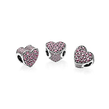 Load image into Gallery viewer, Pandora Pink Dazzling Heart Charm, Pink CZ