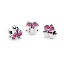 Load image into Gallery viewer, Pandora Orchid Charm, Radiant Orchid Enamel &amp; Purple CZ