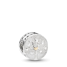 Load image into Gallery viewer, Pandora Tree of Hearts Charm, Silver Enamel