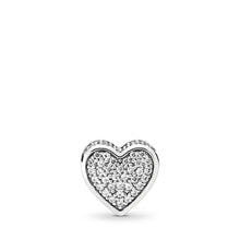 Load image into Gallery viewer, PANDORA LOVE Charm, Clear CZ