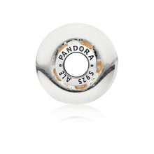 Load image into Gallery viewer, Pandora Shimmering Stripe Murano Glass Charm