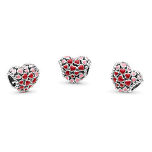 Load image into Gallery viewer, Pandora Red &amp; Pink Hearts Charm