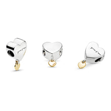 Load image into Gallery viewer, Pandora Two Hearts Dangle Charm