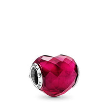 Load image into Gallery viewer, PANDORA Fuchsia Pink Heart Charm