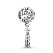 Load image into Gallery viewer, Pandora Enchanted Heart Tassel Charm