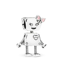 Load image into Gallery viewer, Pandora Bella Bot Charm, Pink Enamel