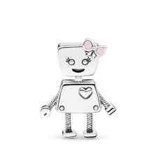 Load image into Gallery viewer, Pandora Bella Bot Charm, Pink Enamel