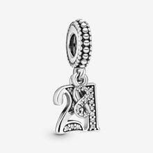 Load image into Gallery viewer, 21st Celebration Dangle Charm