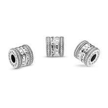 Load image into Gallery viewer, Pandora Spinning Hearts of PANDORA Charm, Clear CZ