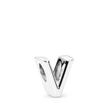 Load image into Gallery viewer, Pandora Letter V Charm