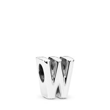 Load image into Gallery viewer, Pandora Letter W Charm
