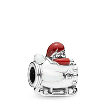 Load image into Gallery viewer, Pandora Santa in Space Charm, Clear CZ &amp; Multi-Colored Enamel