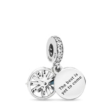 Load image into Gallery viewer, Pandora Dazzling Wishes Dangle Charm, Clear CZ &amp; Blue Enamel