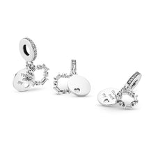 Load image into Gallery viewer, Pandora Ice Carving Dangle Charm, Clear CZ