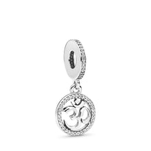 Load image into Gallery viewer, Pandora Om Symbol Dangle Charm, Clear CZ