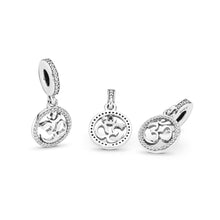 Load image into Gallery viewer, Pandora Om Symbol Dangle Charm, Clear CZ