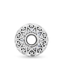 Load image into Gallery viewer, Pandora Iridescent White Glass Charm
