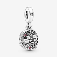 Load image into Gallery viewer, Bird and Mouse Dangle Charm