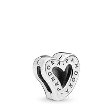 Load image into Gallery viewer, PANDORA Reflexions Asymmetric Heart of Love Clip Charm, Mixed Enamel