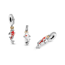 Load image into Gallery viewer, Pandora Good Fortune Carp Charm, Clear CZ &amp; Mixed Enamel