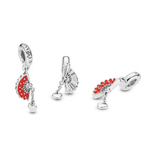 Load image into Gallery viewer, Pandora Spanish Fan Dangle Charm