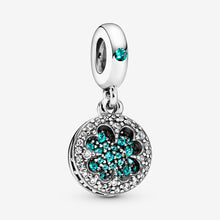 Load image into Gallery viewer, Lucky Four Leaf Clover Dangle Charm