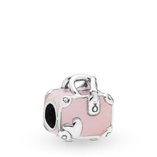 Load image into Gallery viewer, Pandora Pink Travel Bag Charm