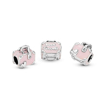 Load image into Gallery viewer, Pandora Pink Travel Bag Charm