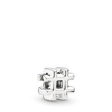 Load image into Gallery viewer, Pandora Hashtag Symbol Charm