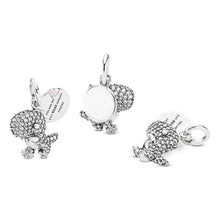 Load image into Gallery viewer, Pandora Pave Dinosaur Dangle Charm