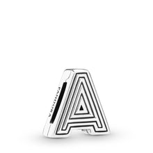 Load image into Gallery viewer, Pandora Reflexions Letter A Clip Charm