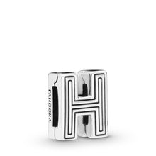 Load image into Gallery viewer, Pandora Reflexions Letter H Clip Charm