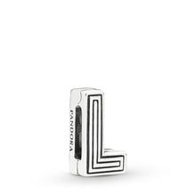 Load image into Gallery viewer, Pandora Reflexions Letter L Clip Charm