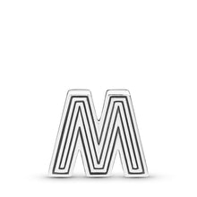 Load image into Gallery viewer, Pandora Reflexions Letter M Clip Charm