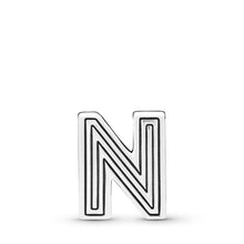 Load image into Gallery viewer, Pandora Reflexions Letter N Clip Charm