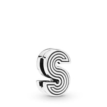Load image into Gallery viewer, Pandora Reflexions Letter S Clip Charm